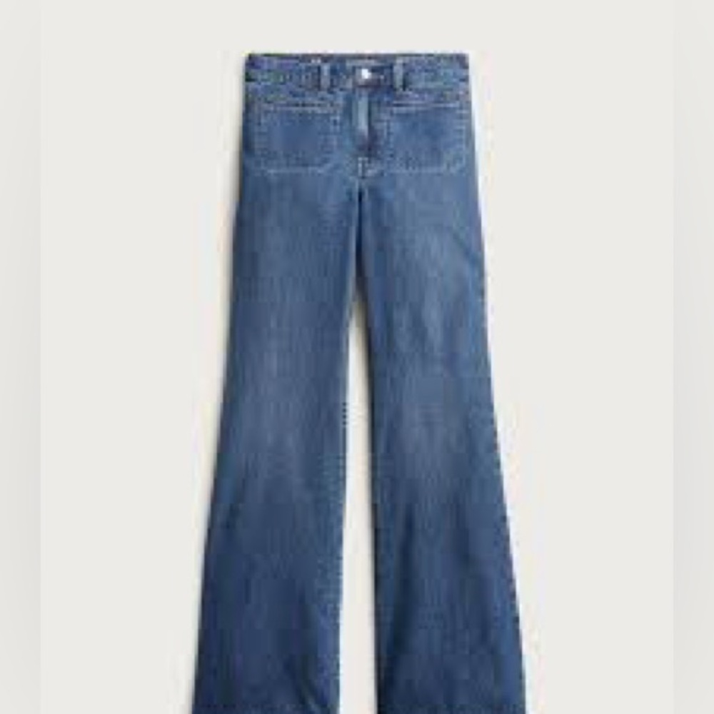 J. Crew Vintage Super High Rise flare jean Size 29P Excellent Used Condition
